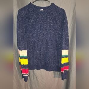 Nordstrom Navy Textured Sweater